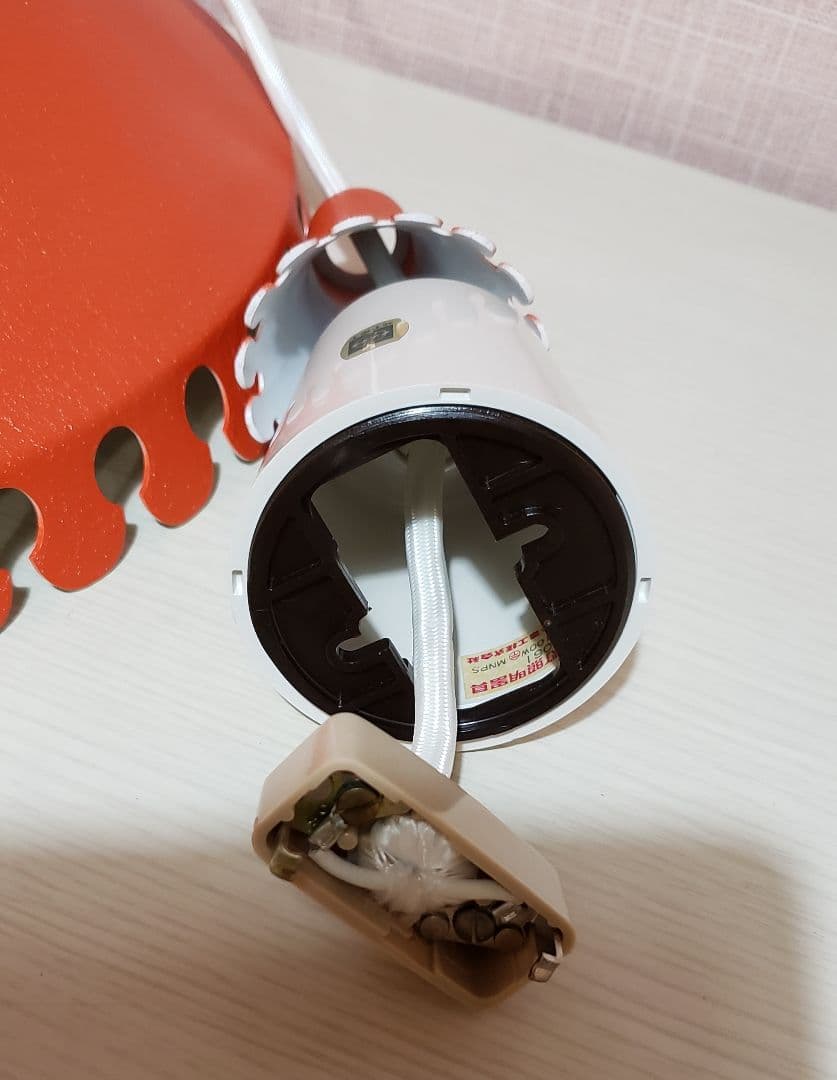 昭和レトロ ペンダントライト 当時物 ナショナル オレンジ