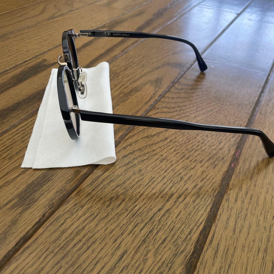 金子眼鏡　サングラス　ブラウン