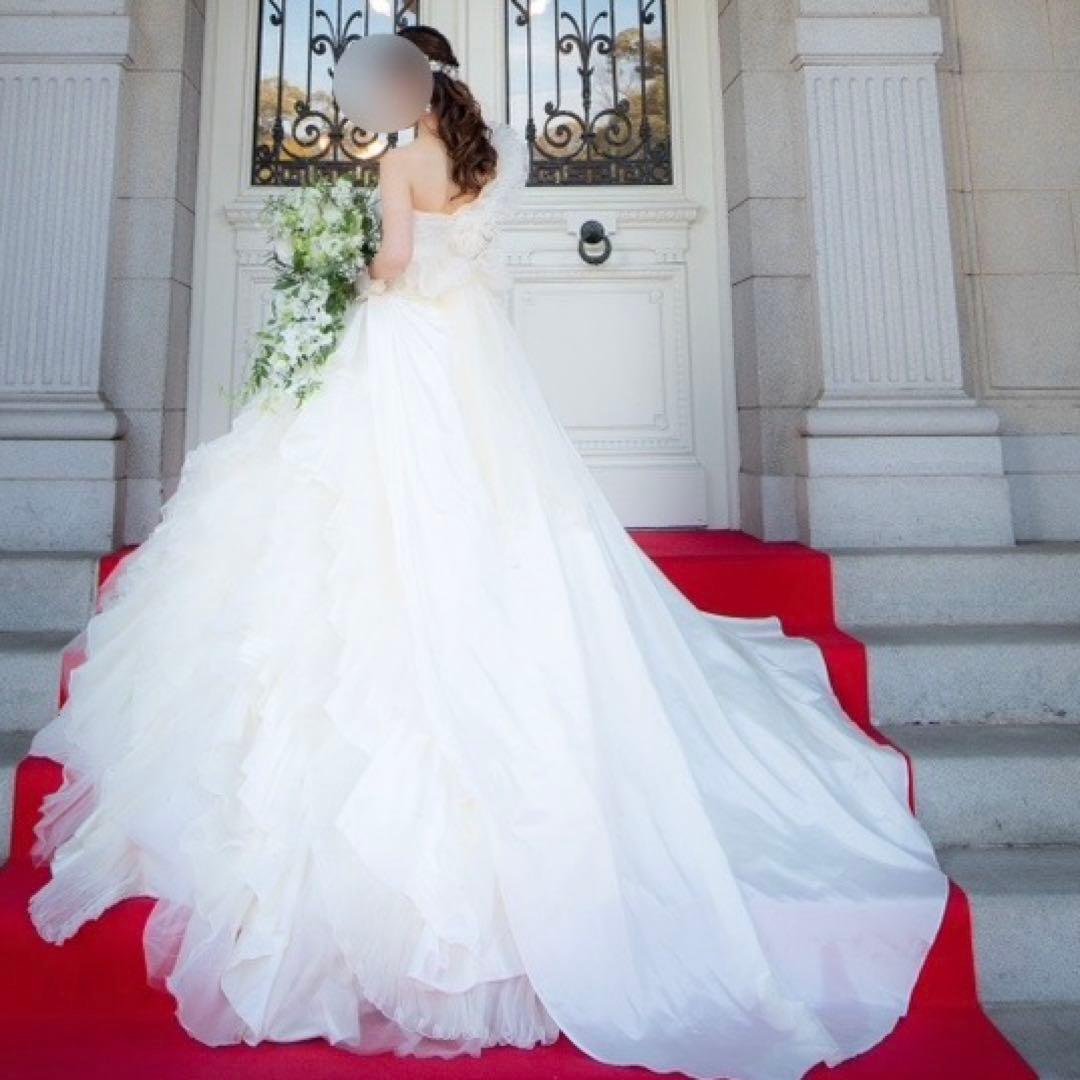 早い者勝ち！ウェディングドレス　オフホワイト　披露宴　結婚式　前撮り　後撮り