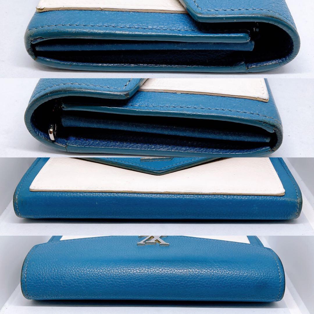 592 ルイヴィトン モノグラム　長財布　折り財布　ポルトフォイユマイクロミー