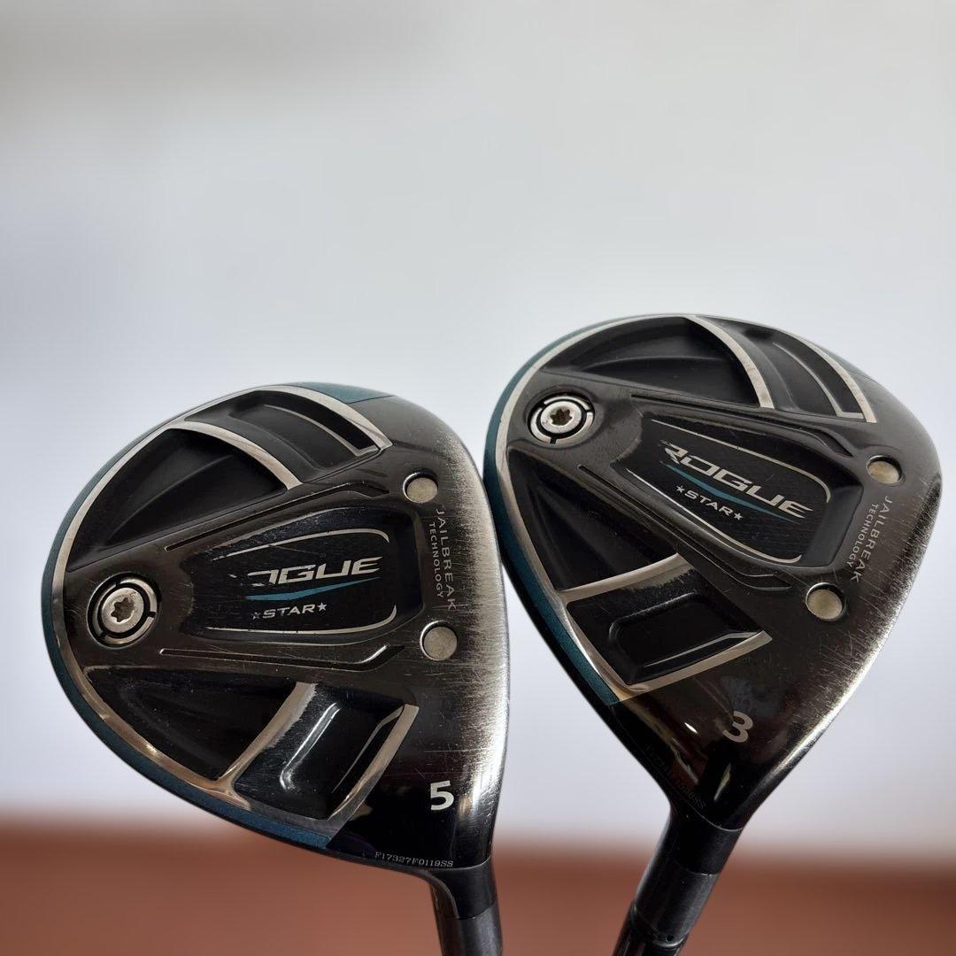 値下げキャロウェイローグスターフェアウェイウッド #3、#5 2本セット