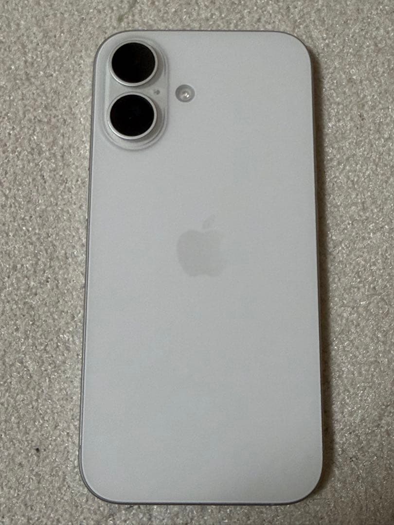 iPhone16 128GB ホワイト 箱あり 画面割れ・通