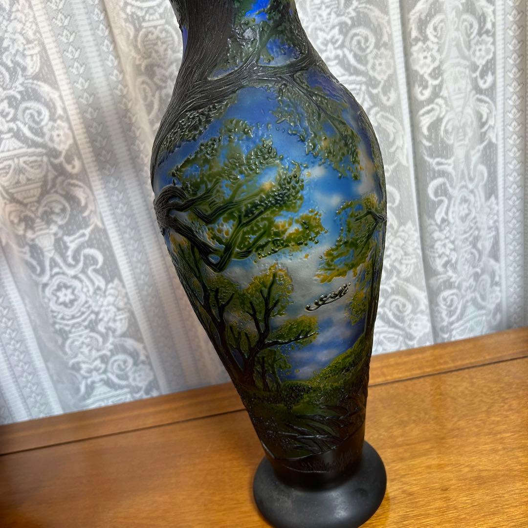エミール・ガレ　花瓶　Emile Galle