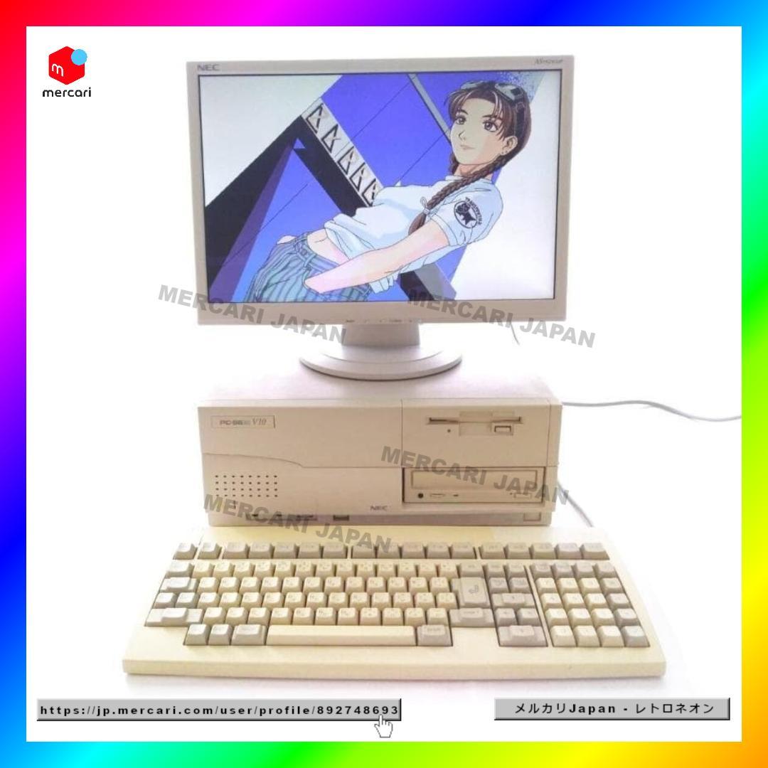 NEC PC-9821 V10 MSDOS CFカードパソコン 本体 フルメン