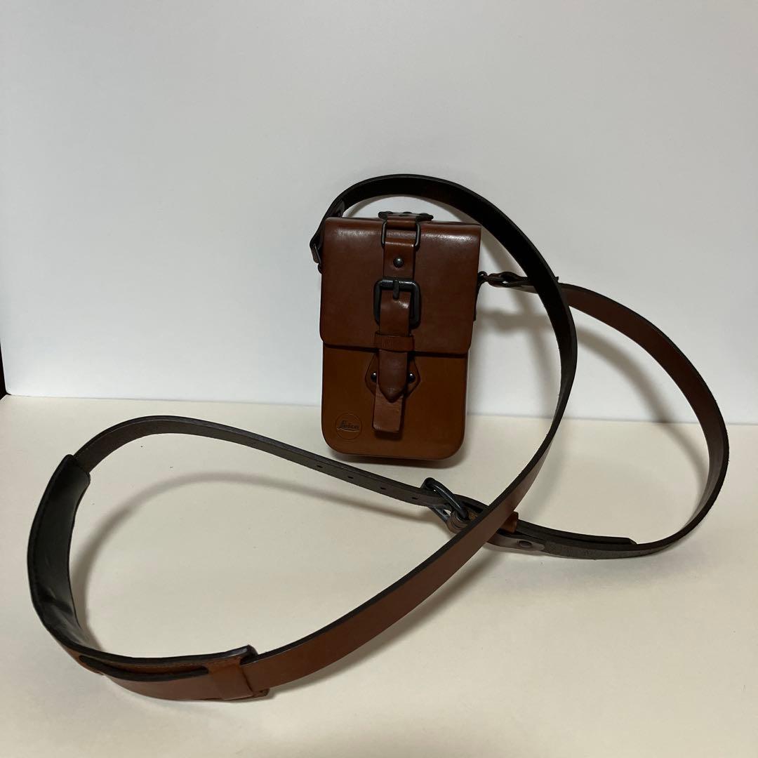 希少　Leica ブラウンレザーショルダーバッグ
