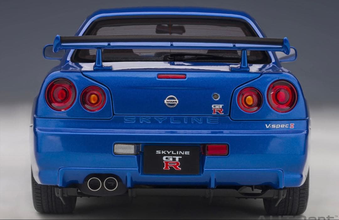 AUTOart 1/18日産 スカイラインGT-R （R34）Vスペック II