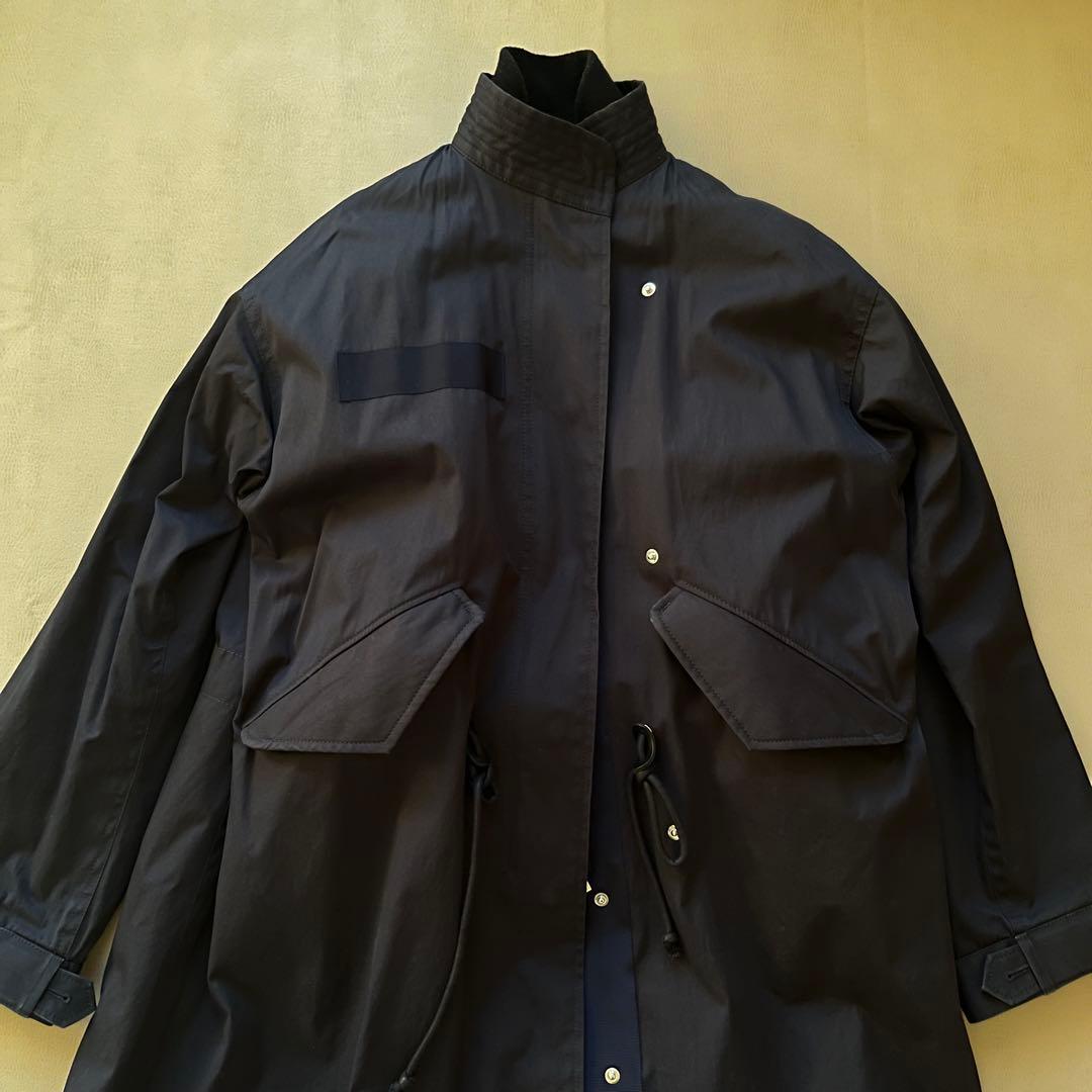 ひ*た様 希少 sacai ma-1 モッズコート ドッキングコート size1