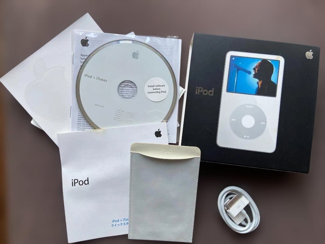 ポータブルプレーヤー iPod Classic 30GB MA002J 5th Gen A1136