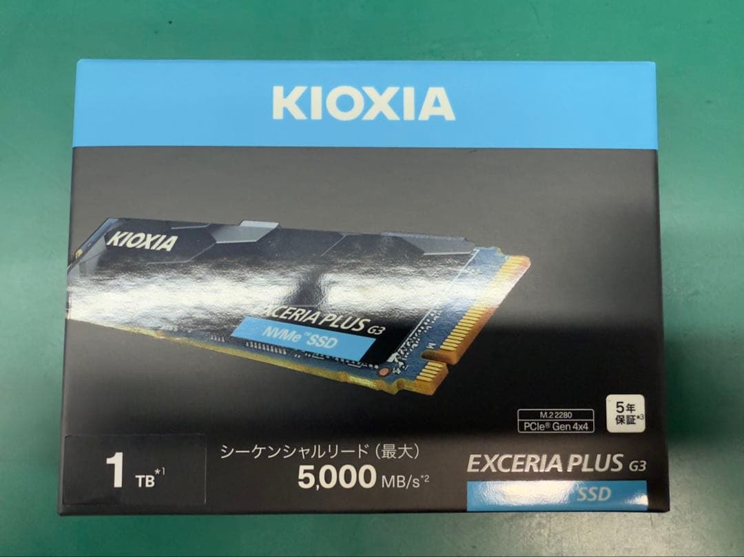 【新品未開封】KIOXIA G3 1TB NVMe SSD