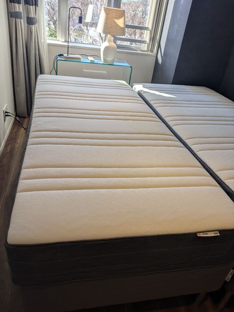 イケア　IKEA ハリウッドスタイルベッド　キングベッド　シングルベッド