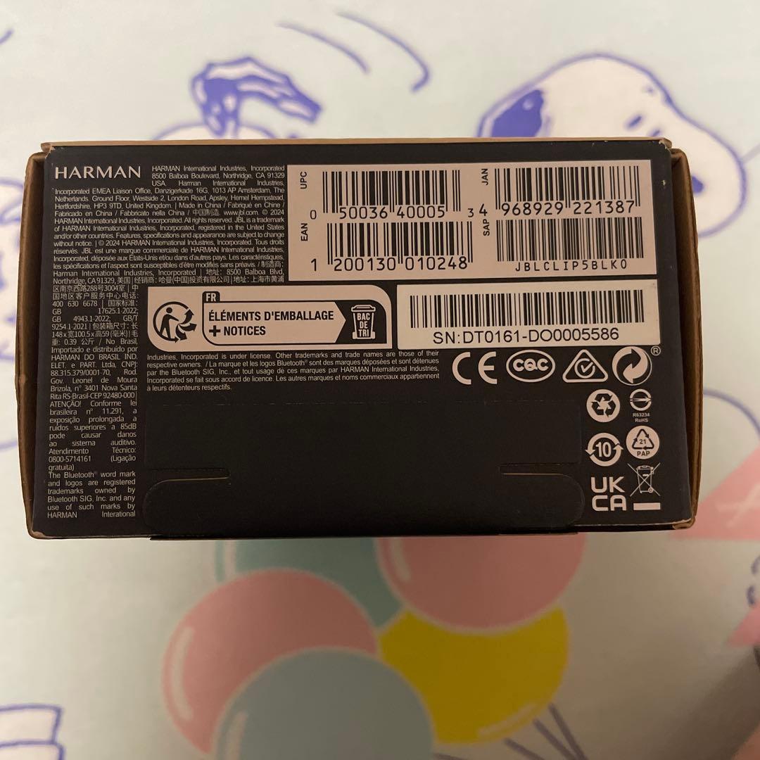 JBL CLIP5 ワイヤレススピーカー