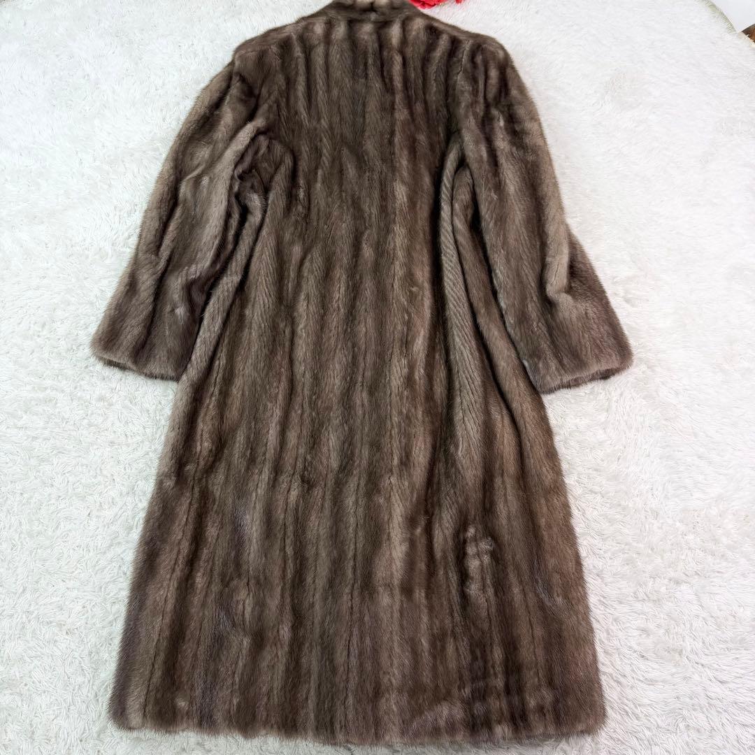 for Grace 総丈114cm ブルーアイリスミンク サガミンク コート