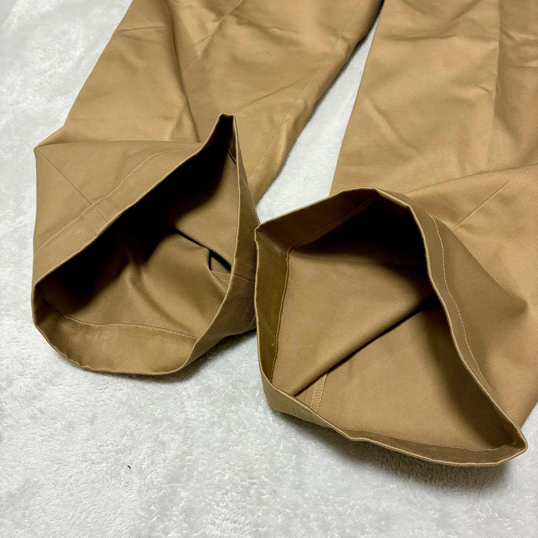 未使用　District 2プリーツ ワイド チノパンツ　Mサイズ