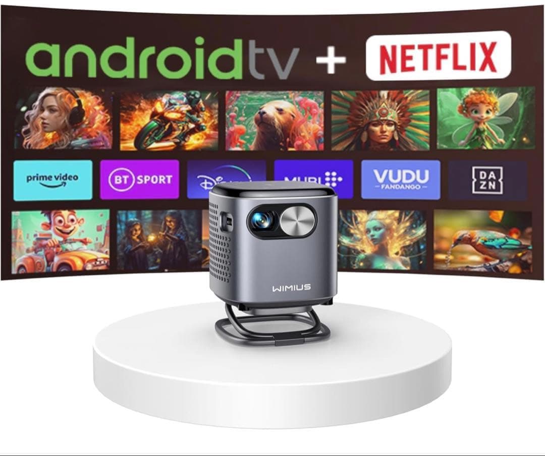 WiMiUS Q2 プロジェクター（使用回数少・美品）