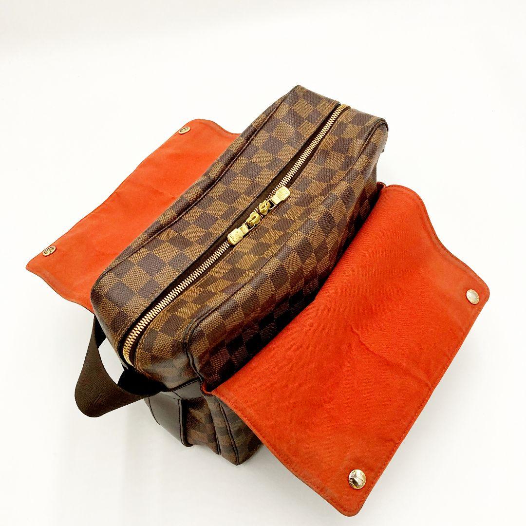 正規品 ルイヴィトン ダミエ ナヴィグリオ エベヌ ショルダーバッグ 美品