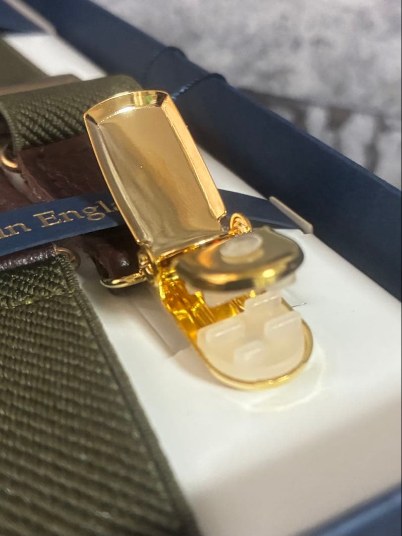 【早い者勝ち】【新品】アルバートサーストンサスペンダー英国製 高級 ハンドメイド