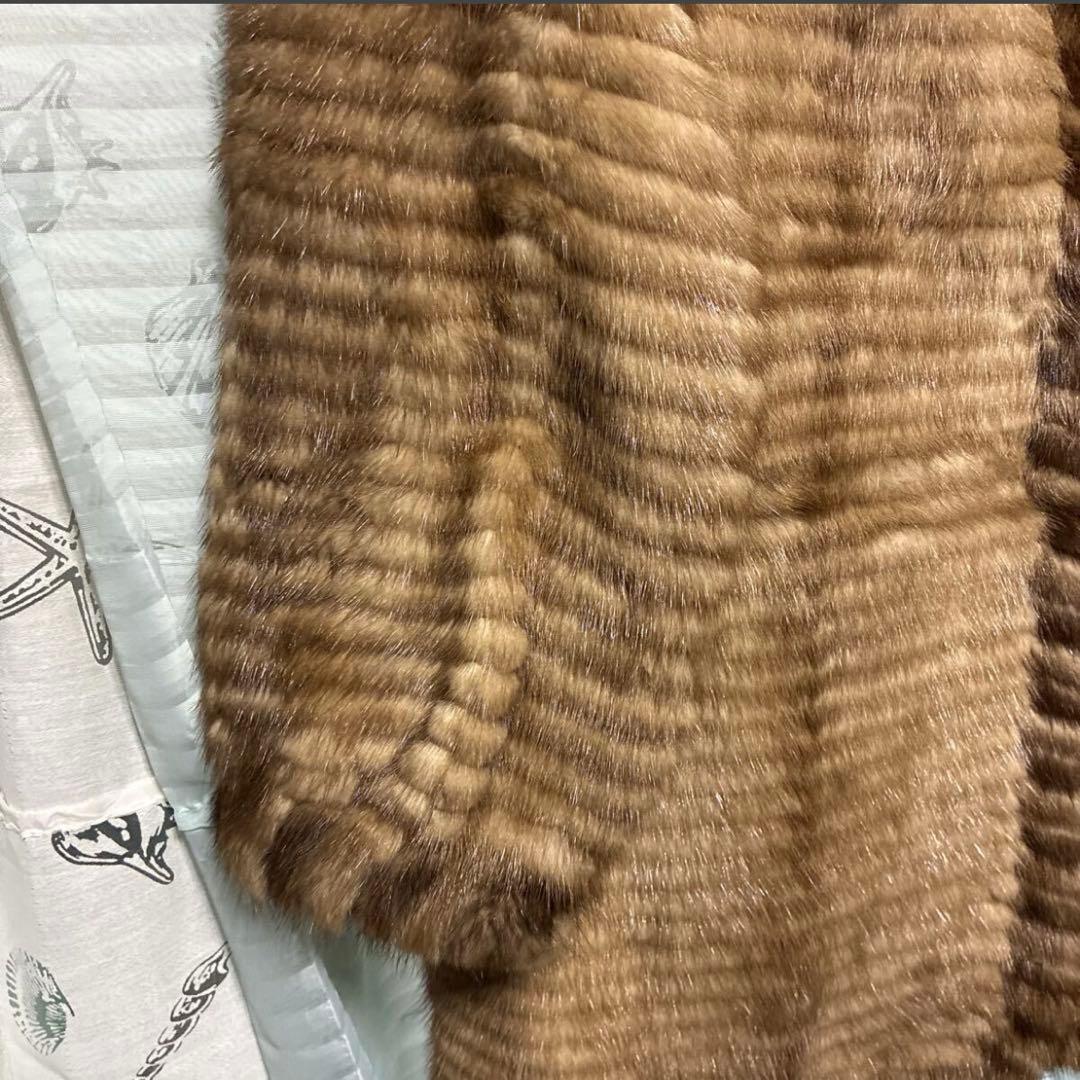 ミンク　ハーフコート　リアルファー