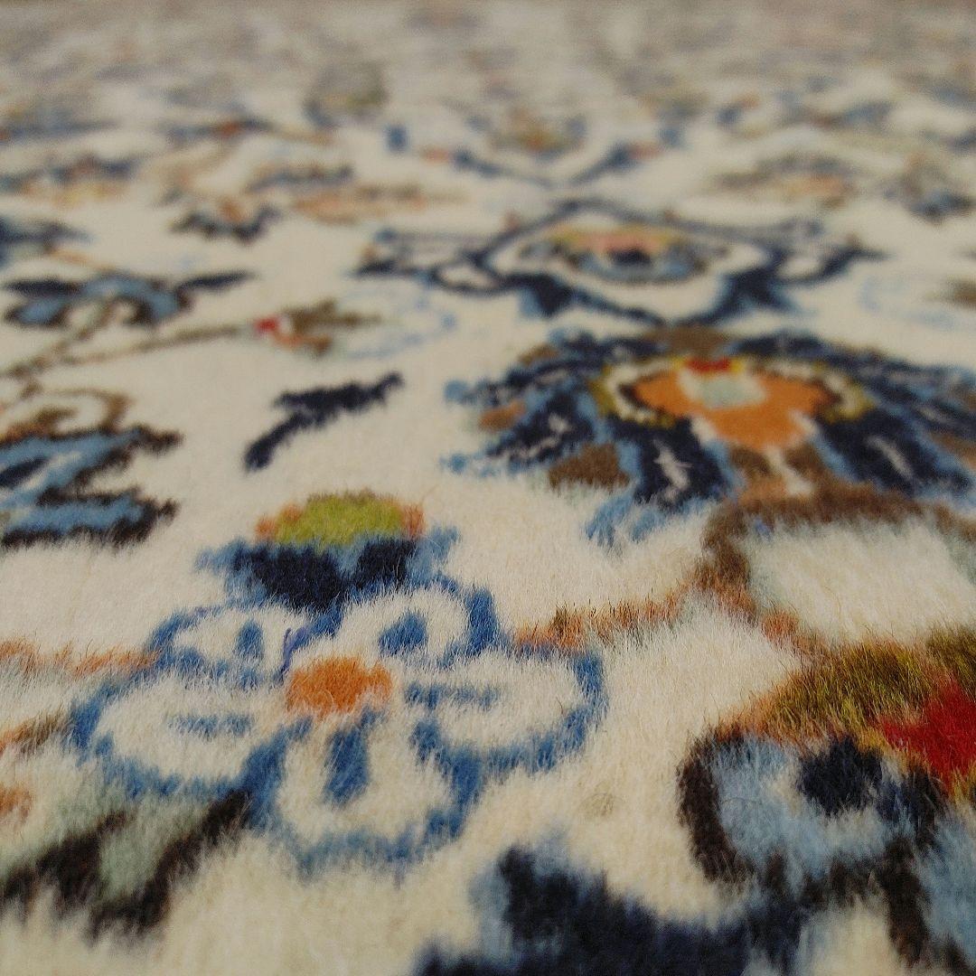 ペルシャ絨毯 150x100 手織り 美術品 カーシャーン産 クリーニング済み