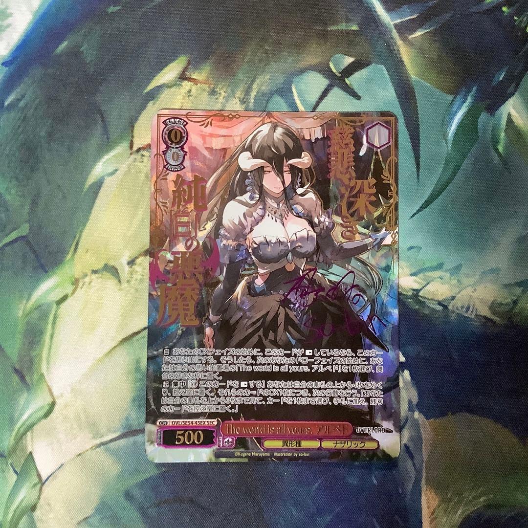 ヴァイス　The world is all yoursアルベド　SEC サイン