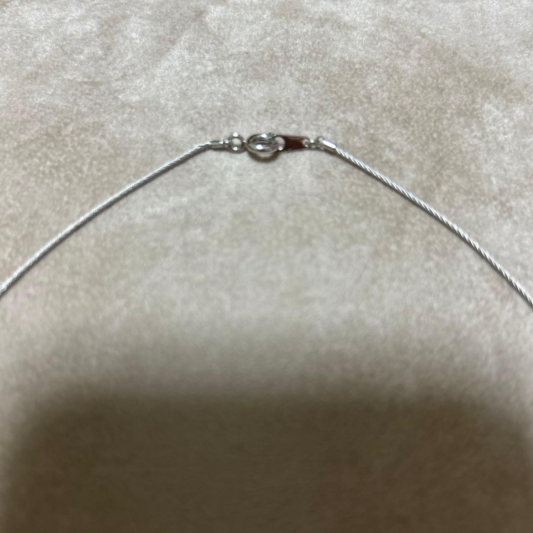 ネックレス PT900 K18 D0.27cts