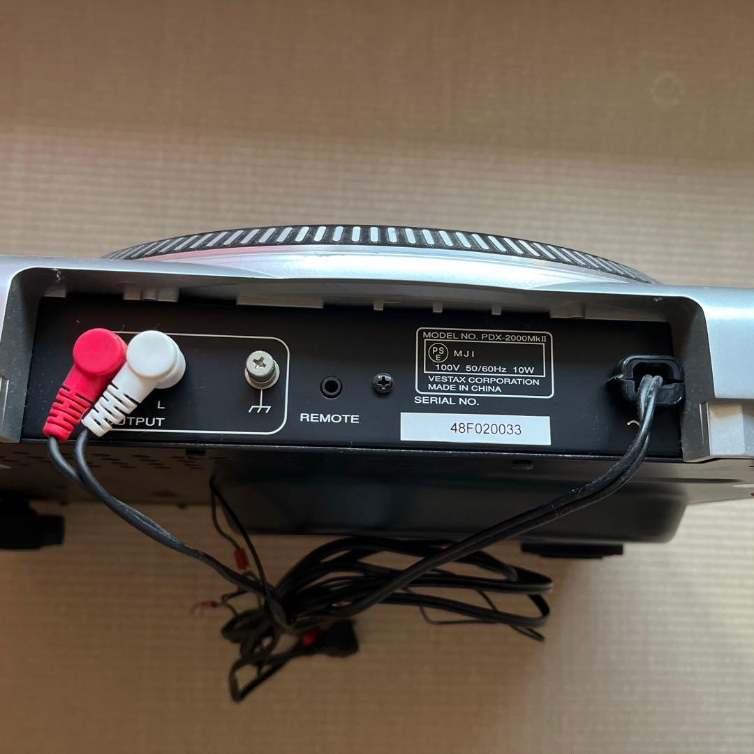 Vestax ダイレクトドライブ ターンテーブル PDX-2000 MkⅡ