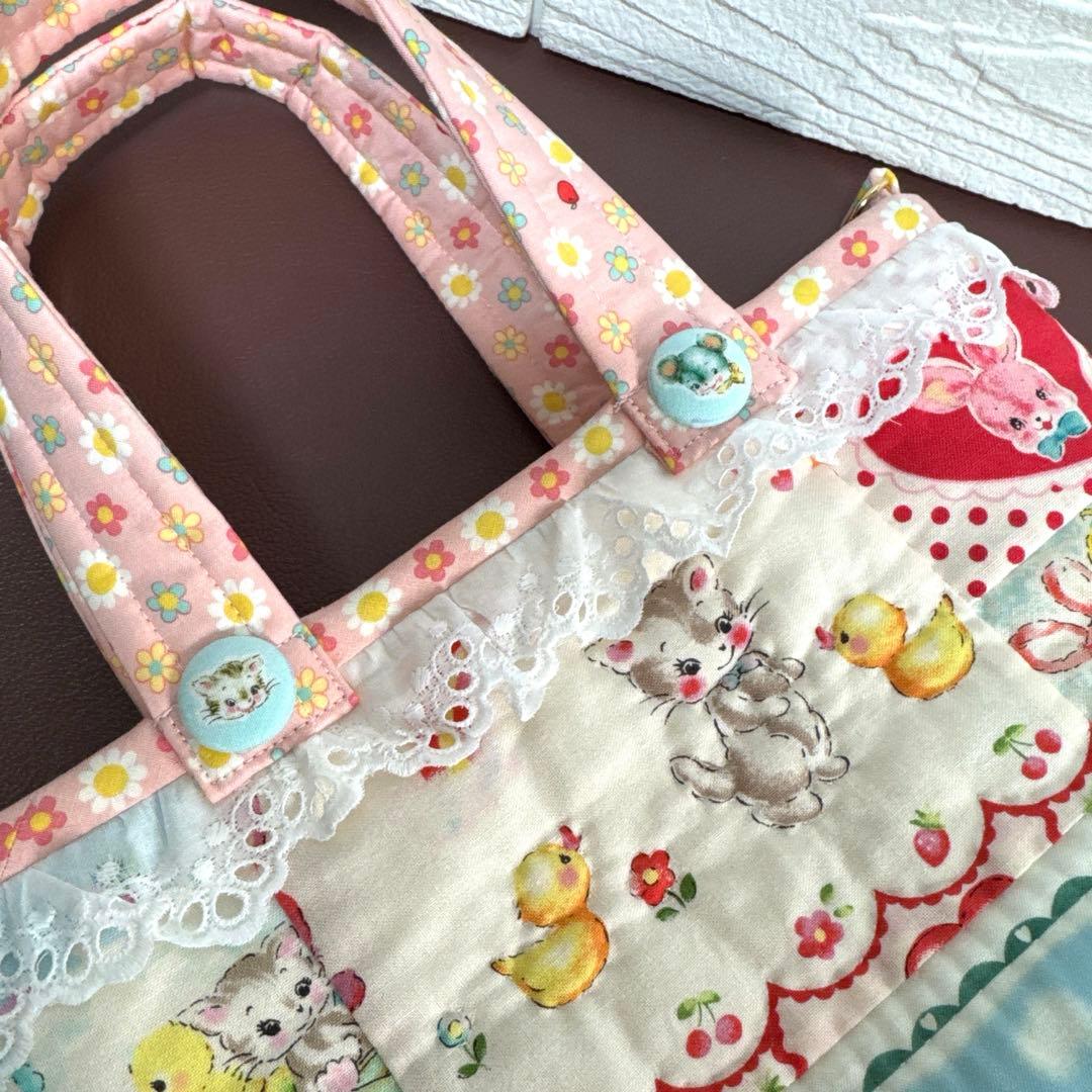 XXXXX様・パッチワークキルトトートバッグ・ハローベイビー