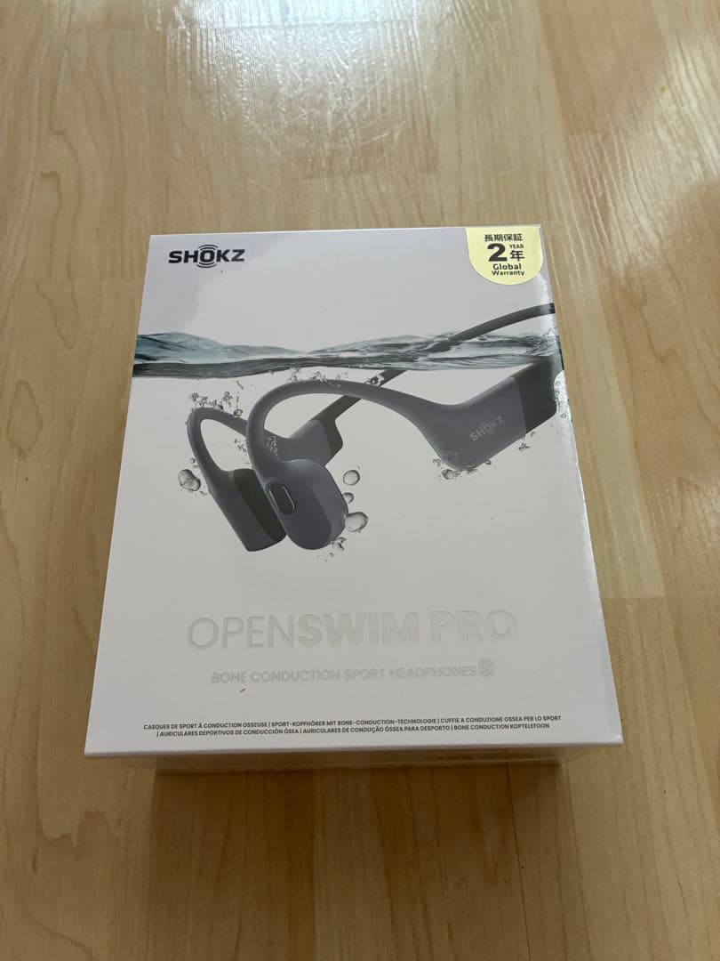 新品未開封 SHOKZ OPENSWIM PRO 骨伝導イヤホン