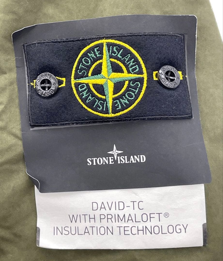 【新品】STONE  プリマロフト コート オリーブ L