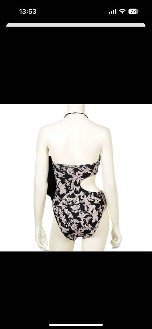 エイミーイストワール　サイドリボンワンピース花柄