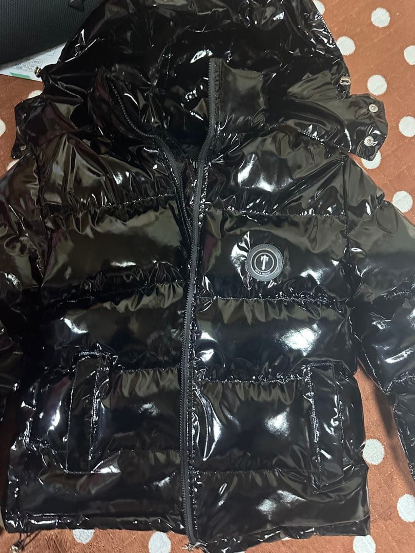 ス*き様 TRAPSTAR ブラックダウンジャケット