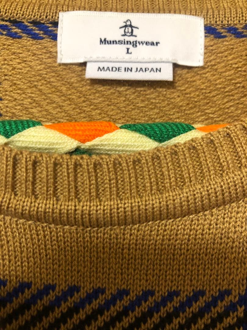 マンシングウェア クルーネックセーター