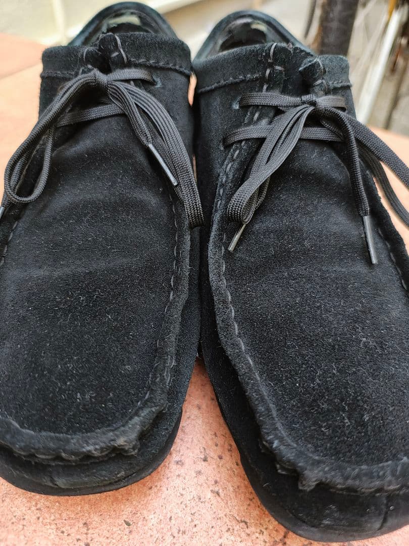 goretex クラーク ブラックスエード