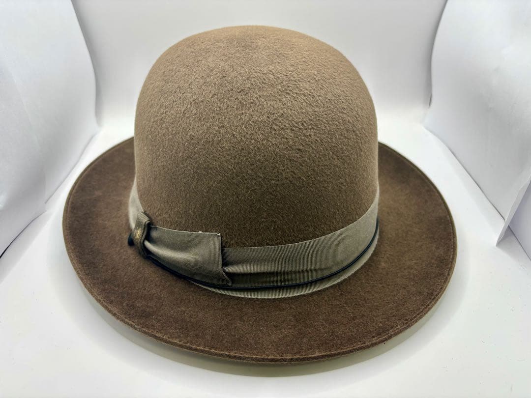 60cm　TESI　テシ　ラビットファー　フェルト　ボーラー　オープンクラウン