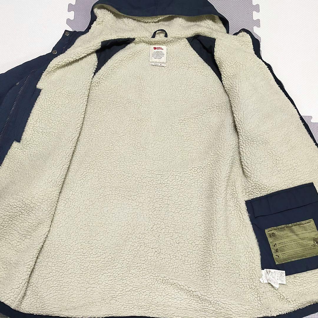 フェールラーベン グリーンランド ウィンターコート レディース　ネイビー