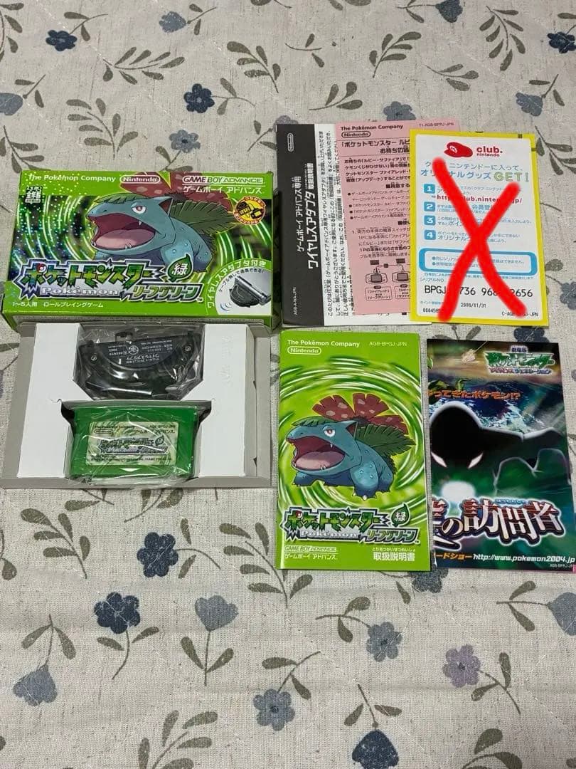 アオヤマ　ポケットモンスターリーフグリーン&ファイアレッド