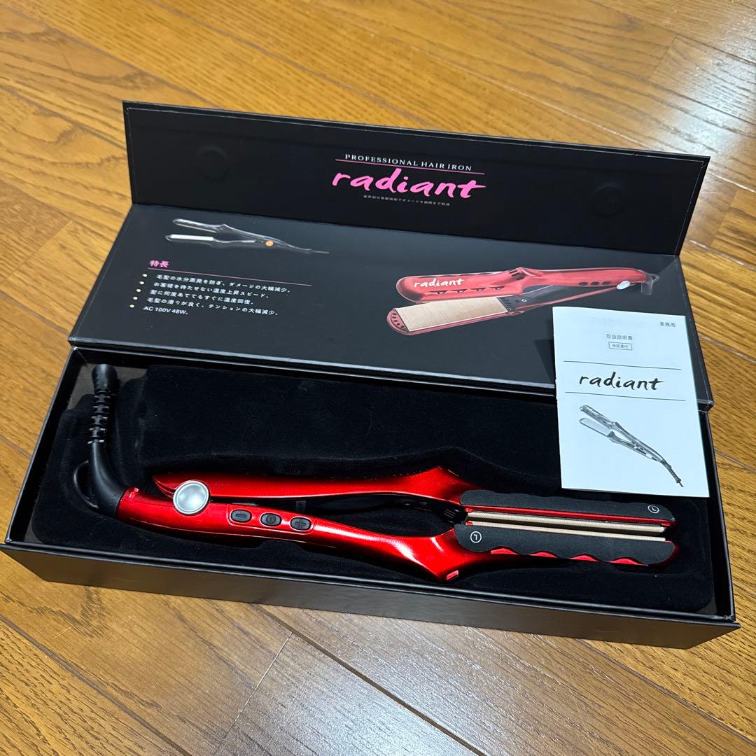 radiant ヘアアイロン