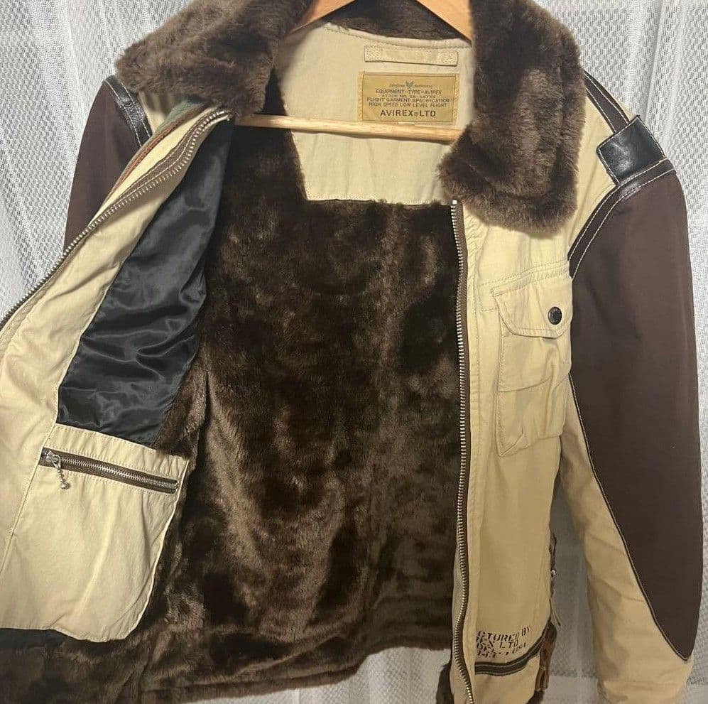 美品【AVIREX】B-3☆フライトジャケット★アヴィレックス★ミリタリー☆Ｍ