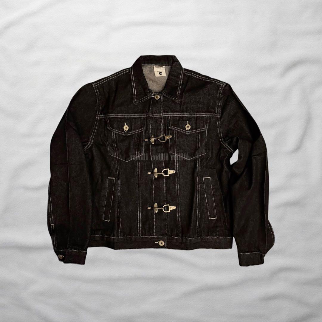 短丈 ファイヤーマンジャケットdenim jacket