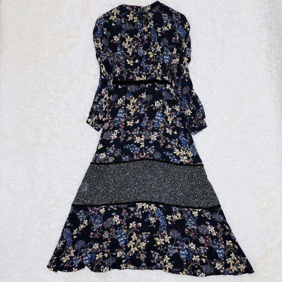 未使用 JILL STUART ジルスチュアート ミックスフラワー ワンピース